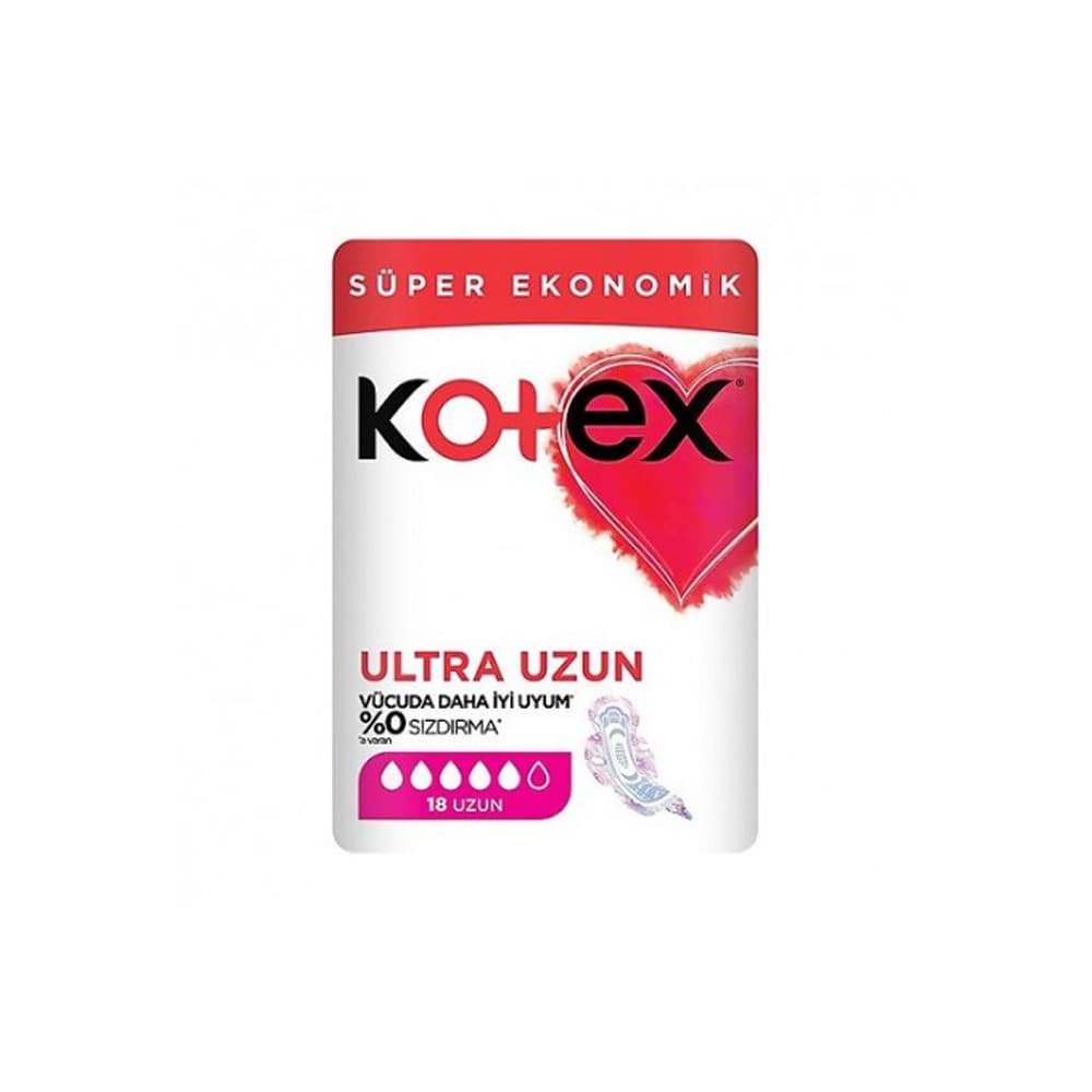 نوار بهداشتی کوتکس خیلی بلند مدل Ultra Uzun بسته 18 عددی — تصویر ۲