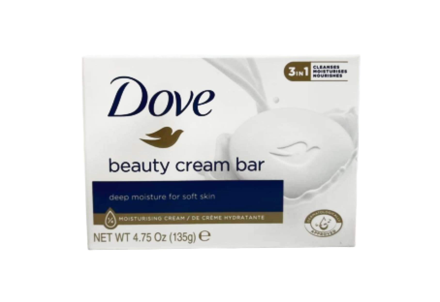 صابون داو شیری beauty cream bar Dove حجم 135 گرم