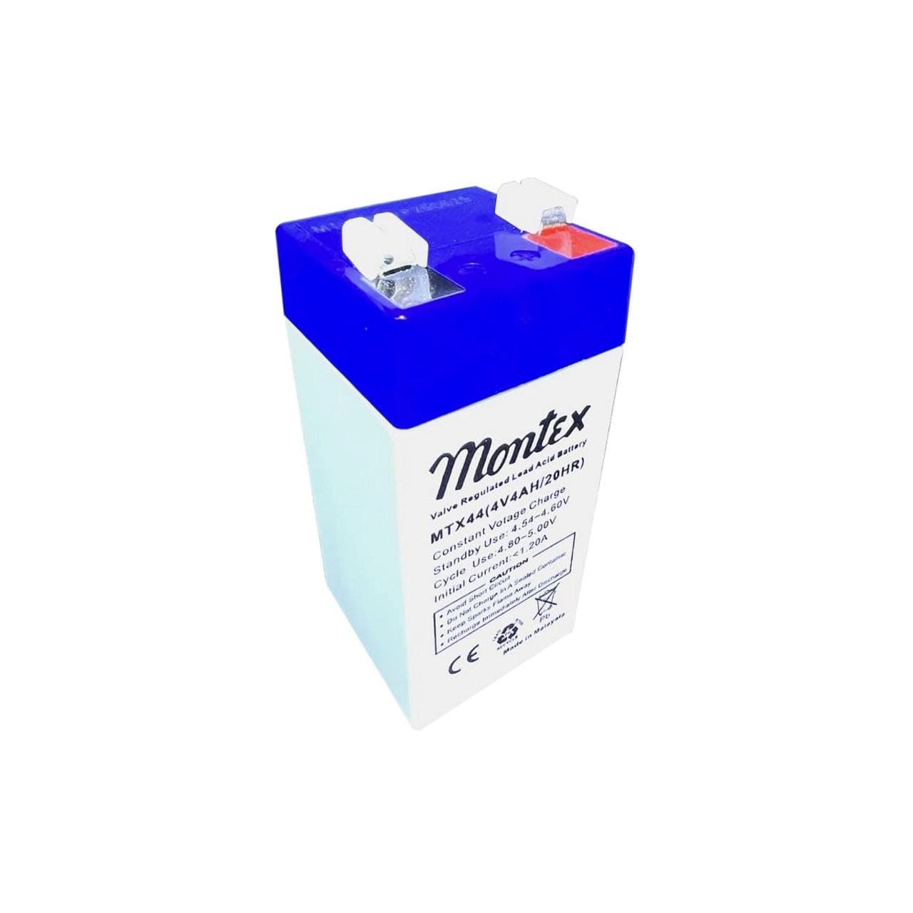 باتری سیلد اسید 4 ولت 4 آمپر مونتکس Montex — تصویر ۶
