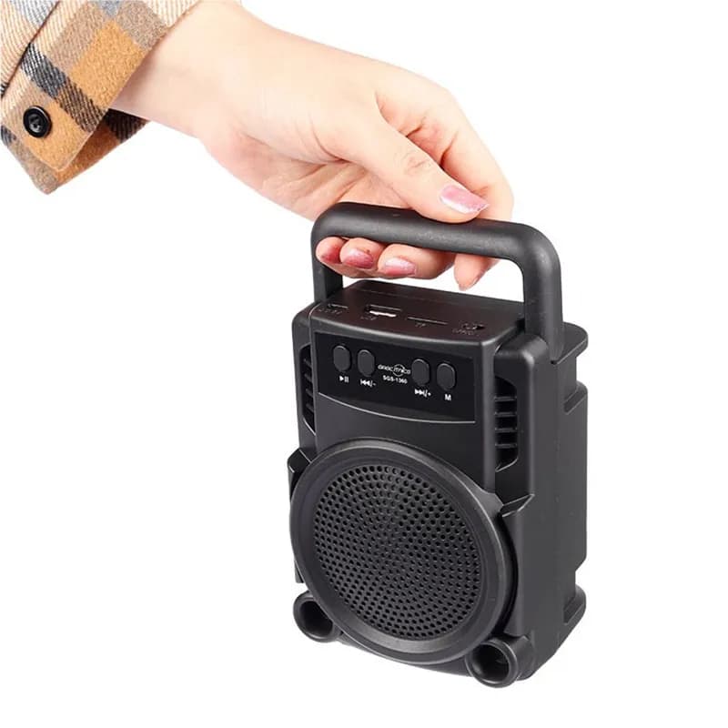 اسپیکر بلوتوثی قابل حمل گریت نایس مدل GTS-1360 — تصویر ۴