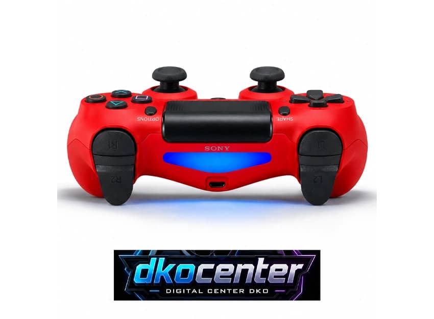 دسته بازی پلی استیشن ۴ سونی مدل Ps4 رنگ قرمز — تصویر ۸