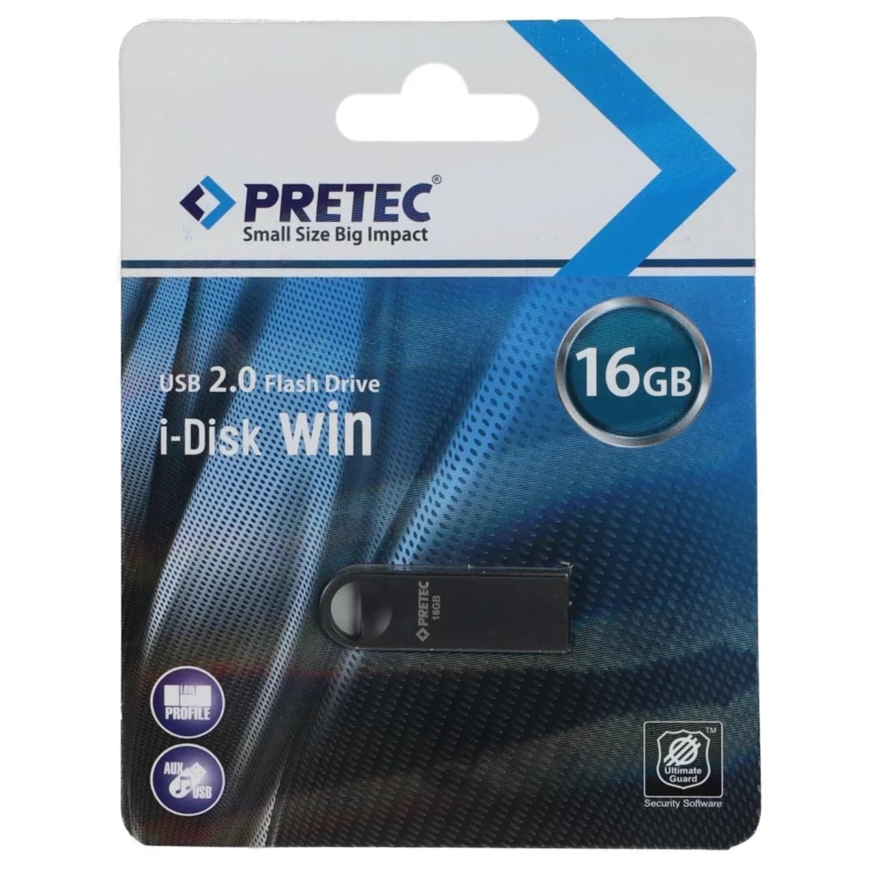 فلش مموری PRETEC USB2.0 مدل Win ظرفیت 16GB – مشکی (گارانتی فراگامان)