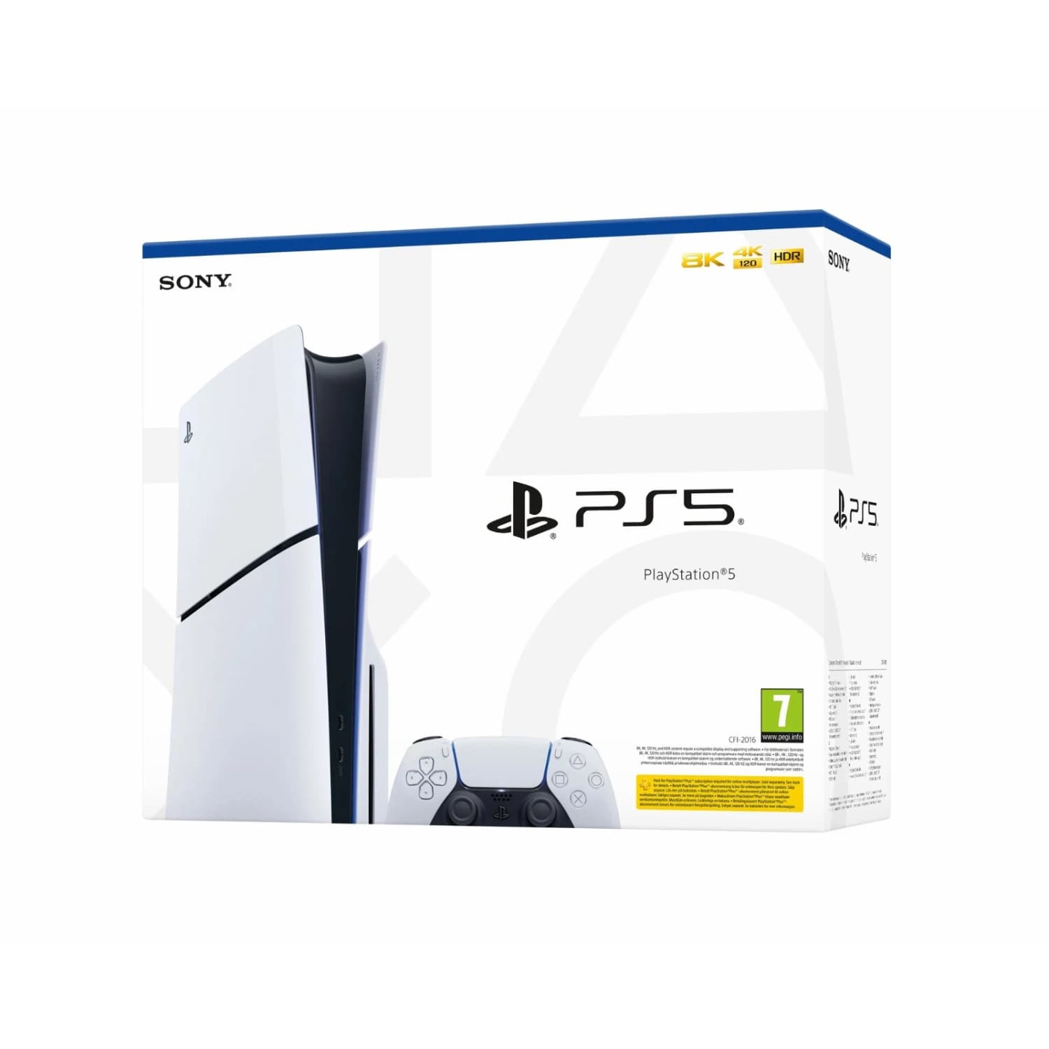 کنسول بازی سونی مدل PlayStation 5 Slim ظرفیت یک ترابایت ریجن 2016 اروپا — تصویر ۹