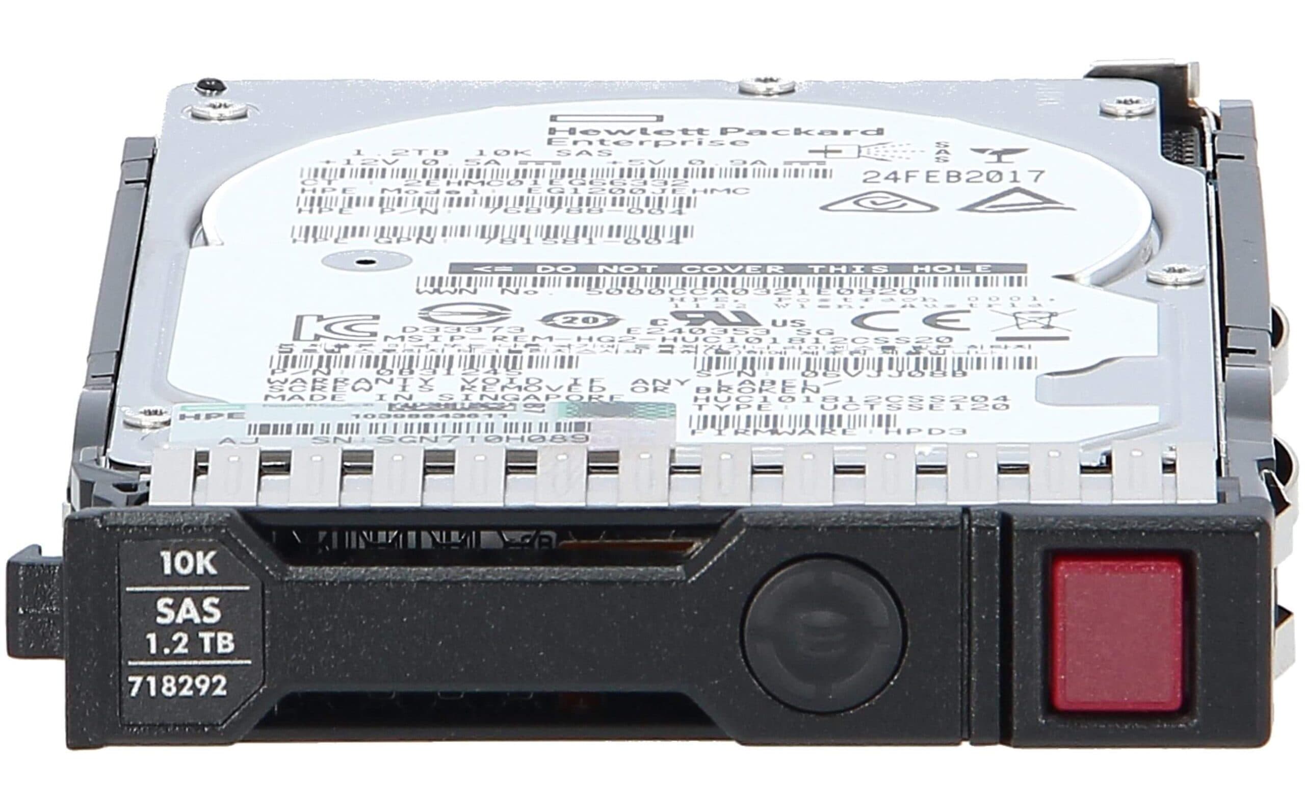 هارد سرور HP 1.2T SAS 10K 6G SFF