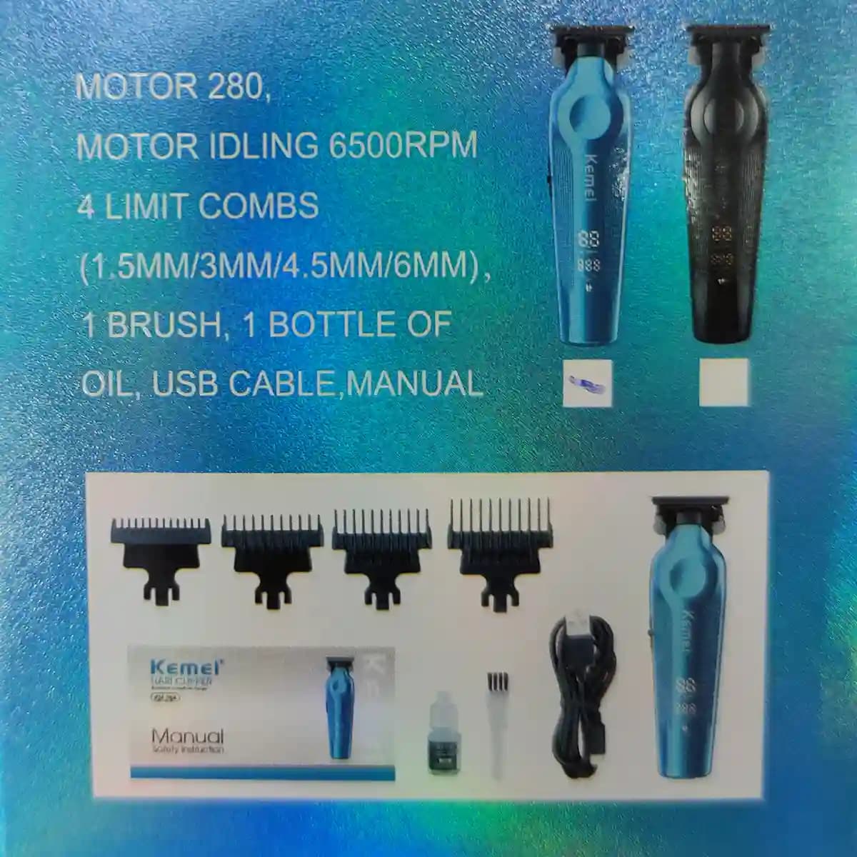 ماشین اصلاح کیمی مدل KM-264 — تصویر ۸