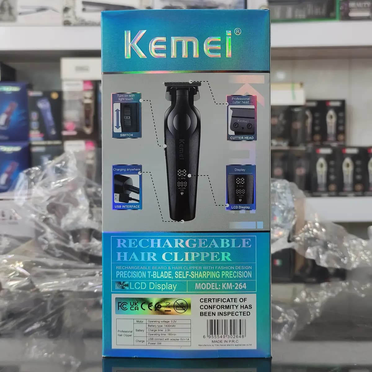 ماشین اصلاح کیمی مدل KM-264 — تصویر ۷
