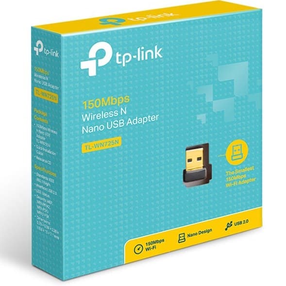 کارت شبکه TP-LINK TL-WN725N Mini Wireless N USB ا TP-LINK TL-WN725N Mini Wireless N USB Adapter