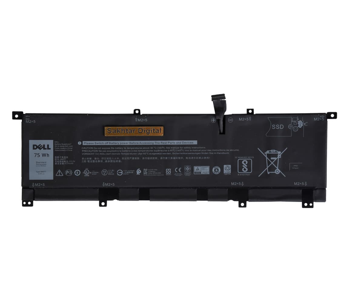 باتری اورجینال لپ تاپ دل Dell XPS 15 9575 / Precision 5530 — تصویر ۲