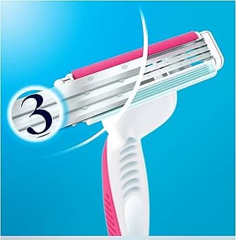 خودتراش زنانه ونوس Gillette Venus مدل Colors سه لبه بسته 6 عددی — تصویر ۸