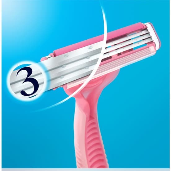 خودتراش زنانه ونوس Gillette Venus مدل Colors سه لبه بسته 6 عددی — تصویر ۶