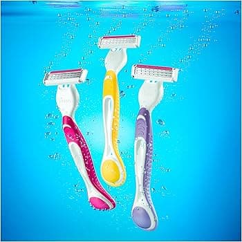 خودتراش زنانه ونوس Gillette Venus مدل Colors سه لبه بسته 6 عددی — تصویر ۹