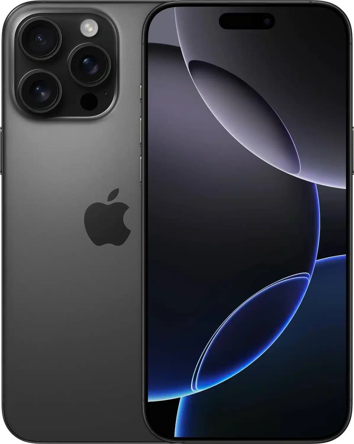 گوشی اپل iPhone 16 Pro Max مشکی | 256 گیگابایت دو سیم رجیستر باتری 90 (استوک جعبه اصلی) — تصویر ۳