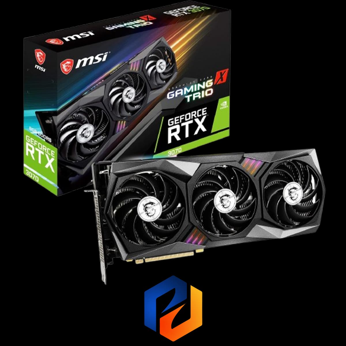 کارت گرافیک MSI GeForce RTX 3070 GAMING X TRIO (استوک) — تصویر ۳