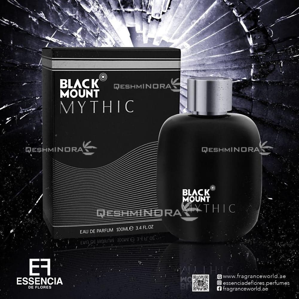 ادکلن بلک مونت مایتیک اسنسیا Essencia Black Mount Mythic (مون بلان لجند Mont Blanc Legend) — تصویر ۵