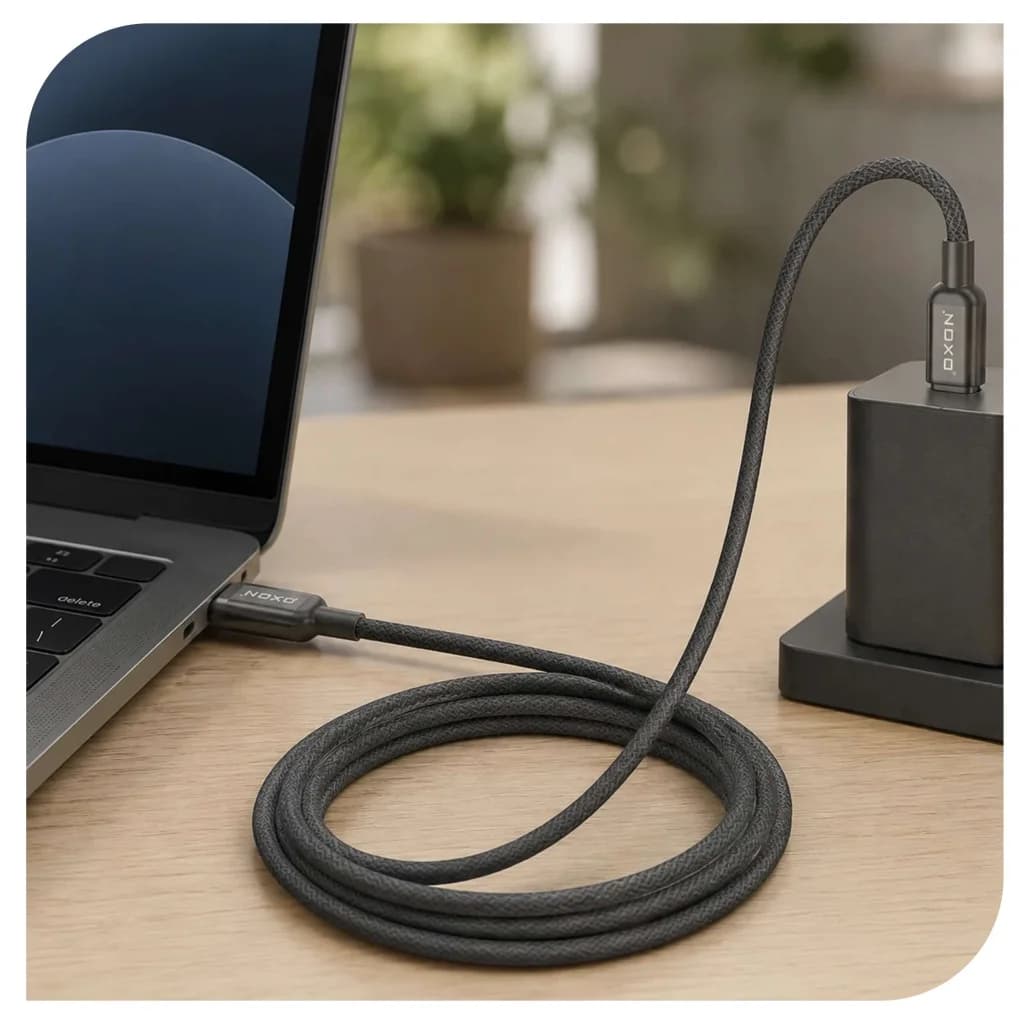کابل تبدیل Type-C به Type-C نوکسو مدل CN-10 طول 1.2 متر — تصویر ۶