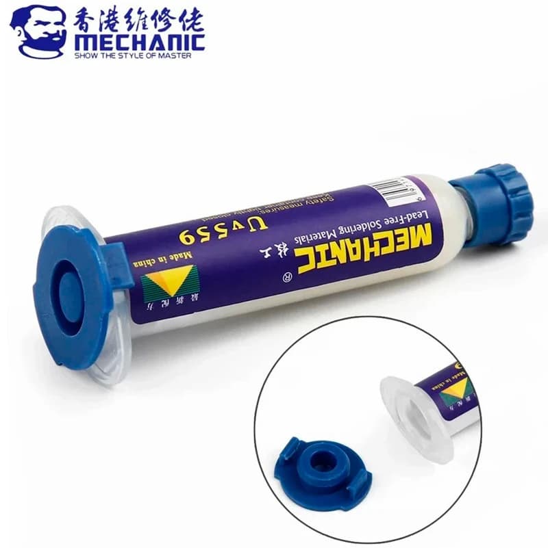 خمیر فلکس سرنگی Mechanic UV-559 10ml — تصویر ۱۰