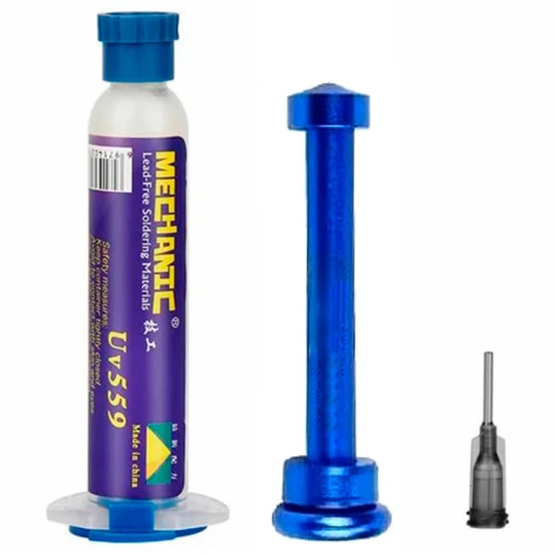 خمیر فلکس سرنگی Mechanic UV-559 10ml — تصویر ۶