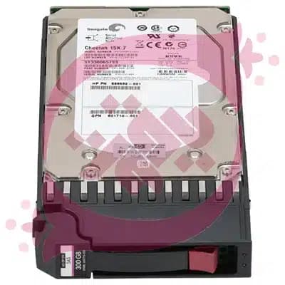 هارد سرور HP 300GB 15K SAS 6G DP LFF MSA2000 601775-001
