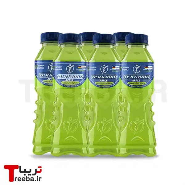 نوشیدنی ورزشی داینامین سیب باکس 6 عددی — تصویر ۲