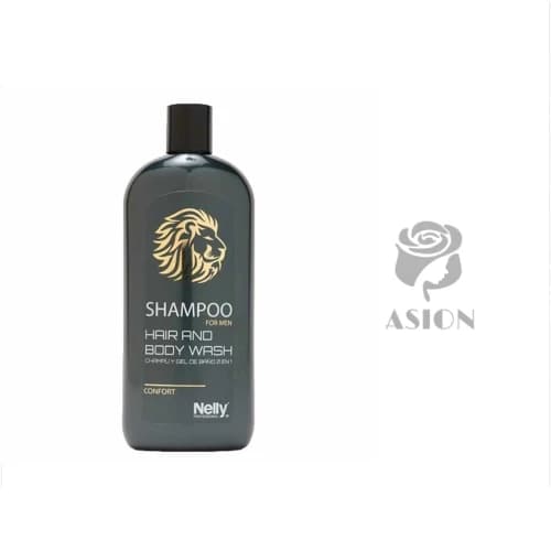 شامپو سر و بدن 2 در 1 مردانه نلی پروفشنال NELLY مدل HAIR & BODY WASH