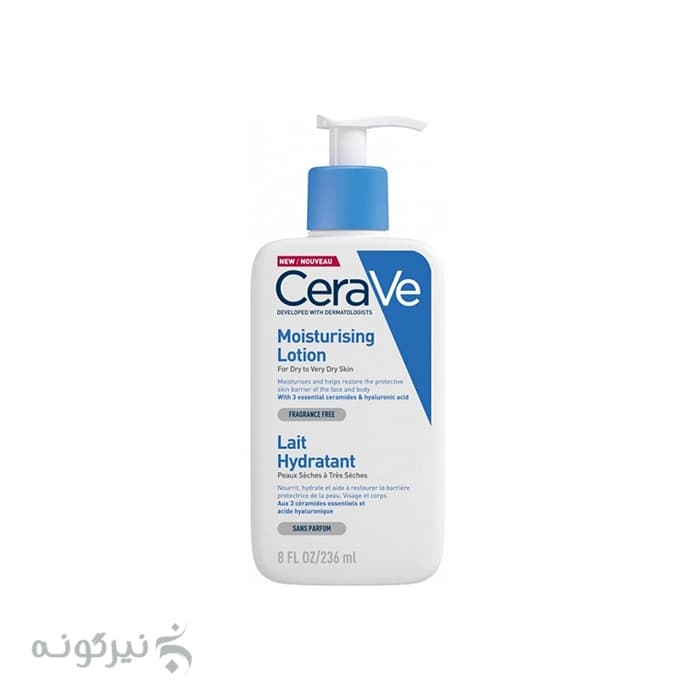 لوسیون کرم مرطوب کننده صورت و بدن سراوی Cerave — تصویر ۳