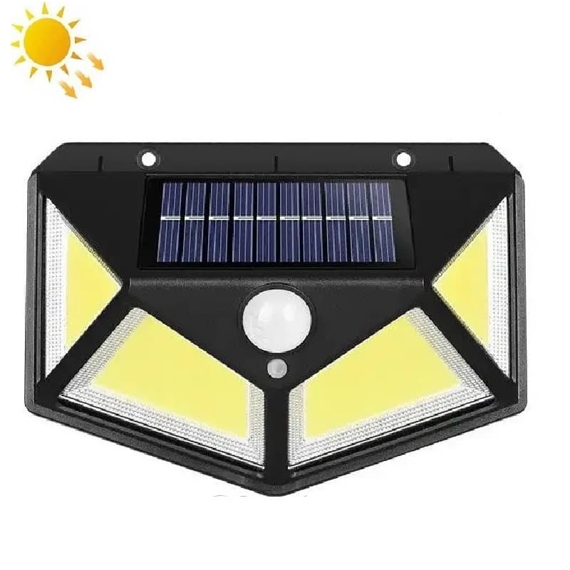 چراغ دیوارکوب خورشیدی سه حالته سنسوردار مدل BK-100B — تصویر ۱۲