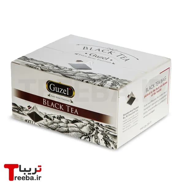 دمنوش مثلثی سیاه ساده 30 عددی دراپ باکس گوزل — تصویر ۵