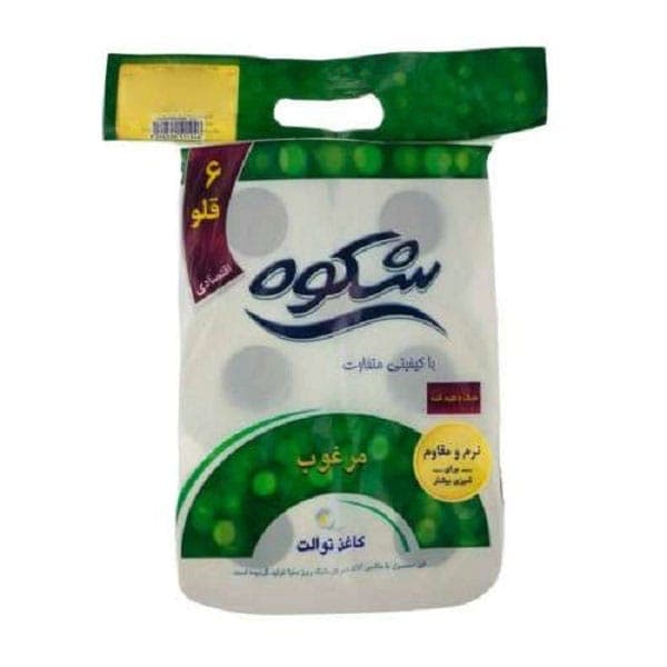 دستمال توالت 6 قلو شکوه — تصویر ۲
