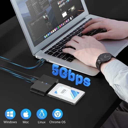 آداپتور USB 3.0 به SATA یا IDE برند Fideco PL319 — تصویر ۲