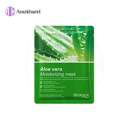 ماسک ورقه ای بیوآکوا آلوئه ورا 25 گرم — تصویر ۴