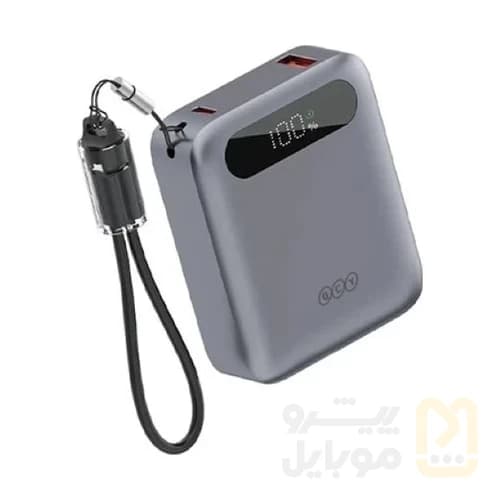پاوربانک 22.5 وات کیو سی وای مدل PB10D ظرفیت 10000 میلی‌آمپر ساعت