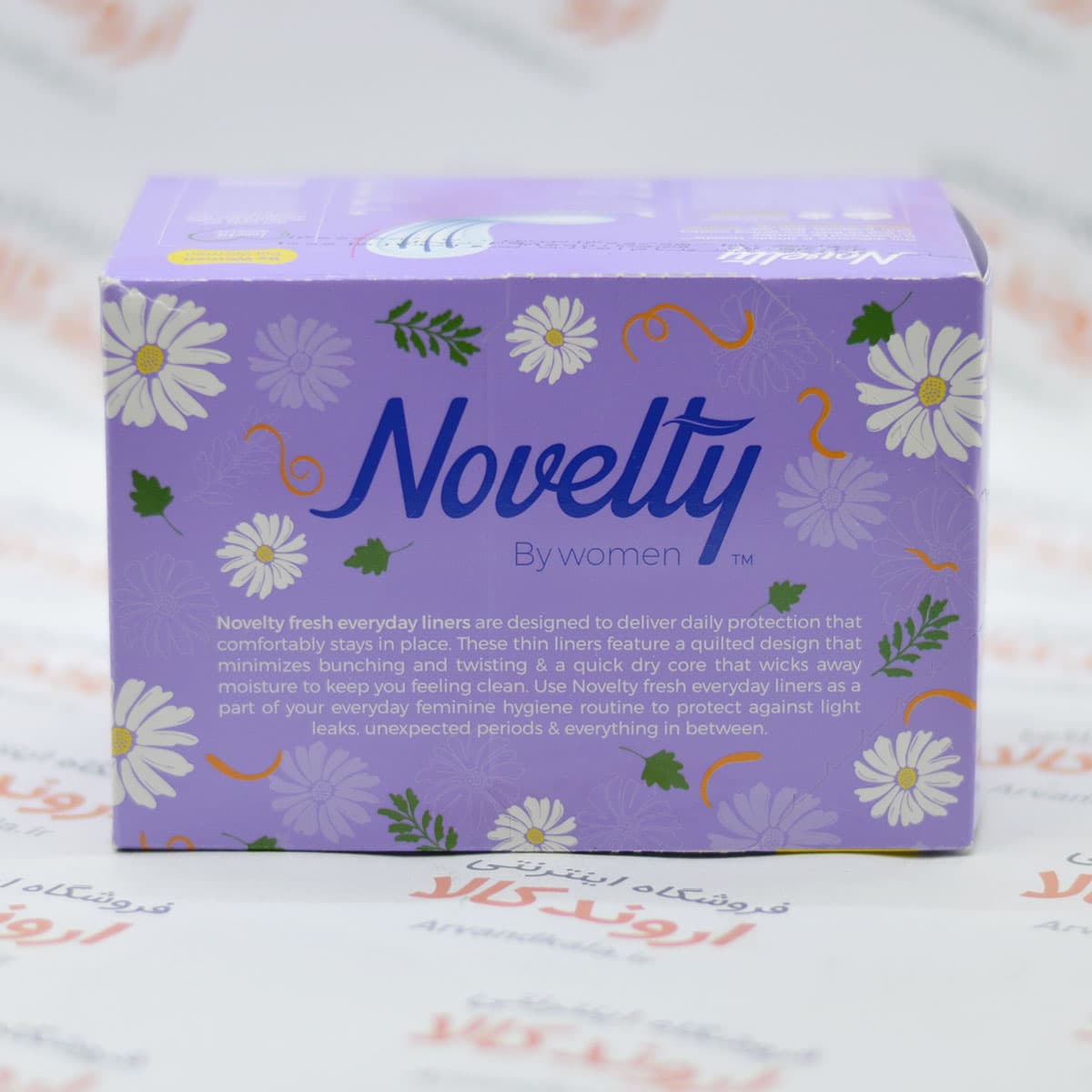پد روزانه ناولتی Novelty سایز 2 حاوی عصاره بابونه بسته 20 عددی — تصویر ۷