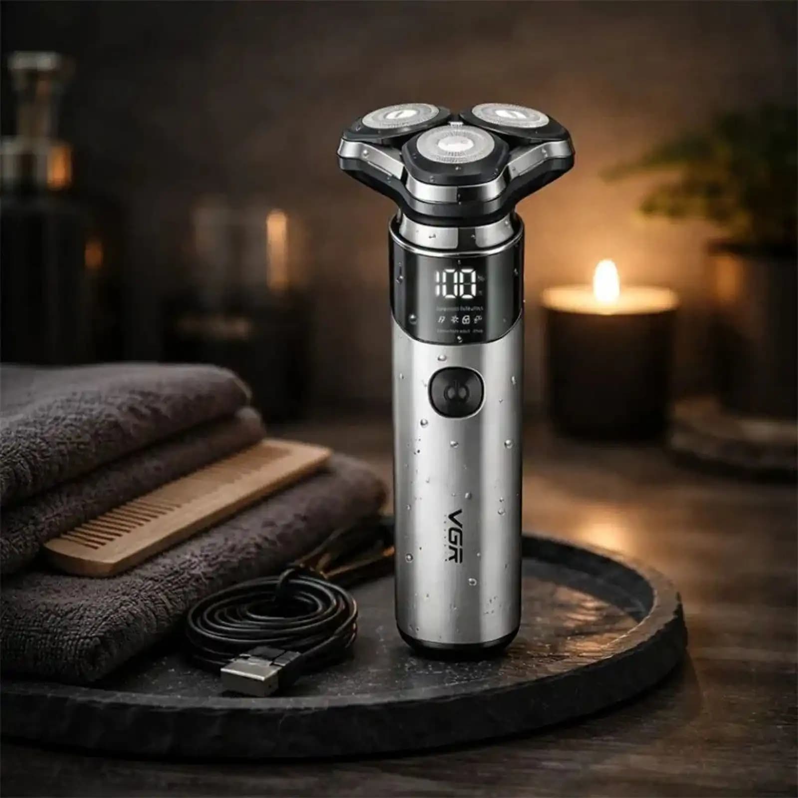 ماشین اصلاح سه تیغ وی جی آر VGR V-321 — تصویر ۳