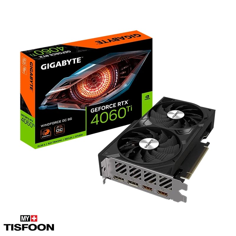 کارت گرافیک گیگابایت مدل GeForce RTX 4060 TI WF2 OC 8G — تصویر ۵