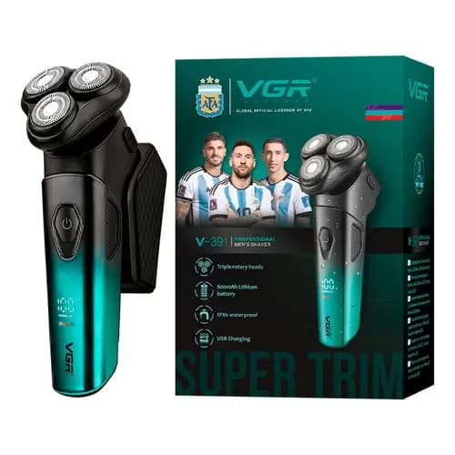 ماشین اصلاح سه تیغ وی جی آر VGR V-391 — تصویر ۹
