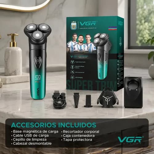 ماشین اصلاح سه تیغ وی جی آر VGR V-391 — تصویر ۵