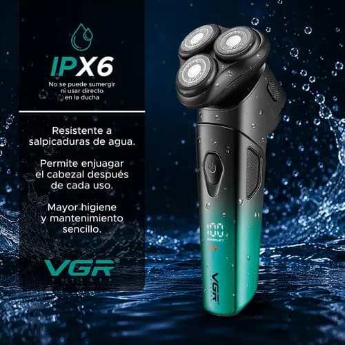 ماشین اصلاح سه تیغ وی جی آر VGR V-391 — تصویر ۷