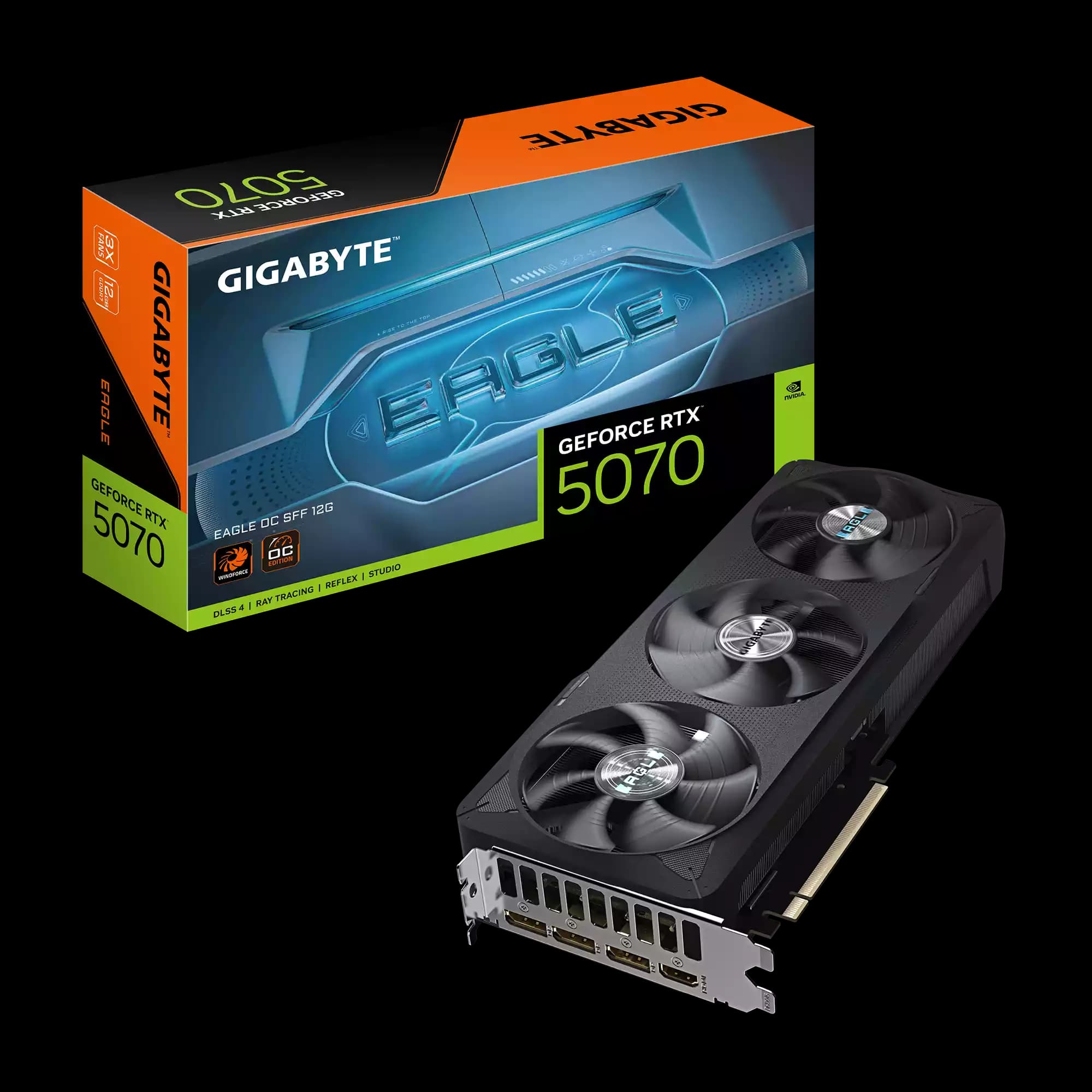 کارت گرافیک گیگابایت مدل GeForce RTX 5070 EAGLE OC SFF 12G — تصویر ۵