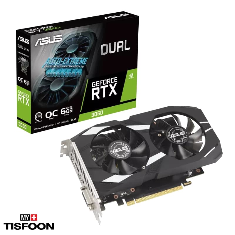 کارت گرافیک ایسوس مدل Dual GeForce RTX 3050 OC 6GB