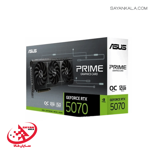 کارت گرافیک ایسوس مدل GRAPHIC CARD ASUS PRIME GEFORCE RTX 5070 12GB OC