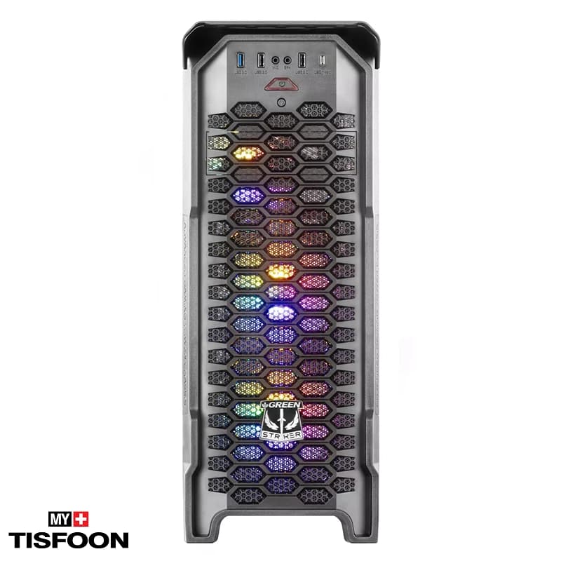 کیس کامپیوتر گرین مدل STRIKER FRGB — تصویر ۸