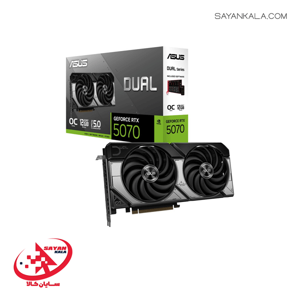 کارت گرافیک ایسوس مدل GRAPHICS CARD ASUS DUAL OC Geforce RTX 5070 12GB