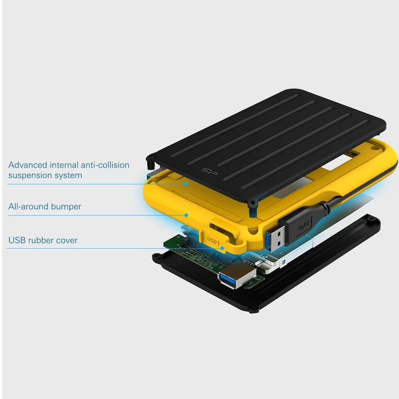 هارد اکسترنال سیلیکون پاور (Silicon Power) مدل Armor A66 ظرفیت 5TB — تصویر ۶