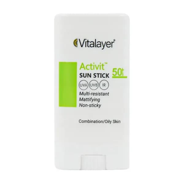 ضدآفتاب استیکی اکتیویت +SPF 50 ویتالیر 15 میلی‌لیتر Vitalayer