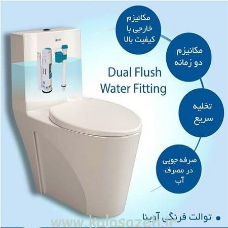 توالت فرنگی کرد مدل آوینا — تصویر ۶