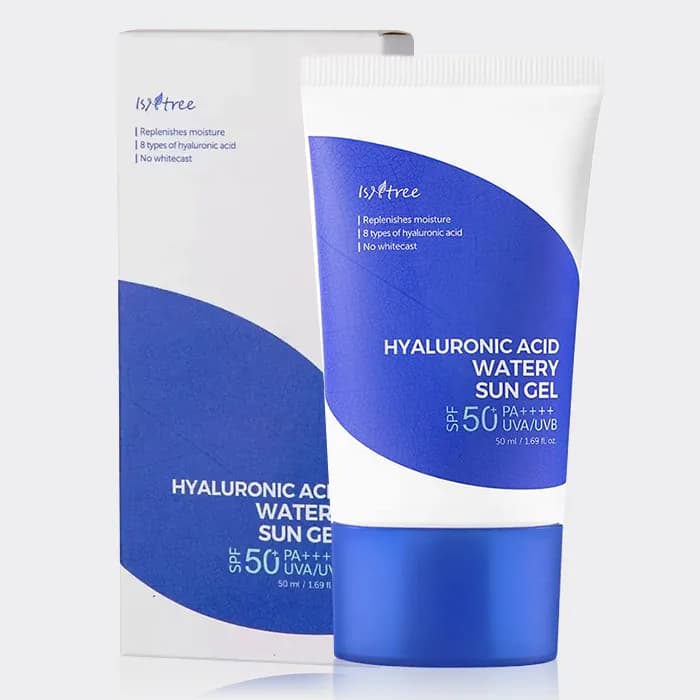 ژل ضد آفتاب هیالورونیک اسید ایزنتری Isntree Hyaluronic Acid SPF50 Watery Sun Gel 50ml — تصویر ۲