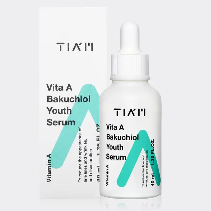 سرم ضد چروک رتینول باکوچیول تیام TIAM Vita A Bakuchiol Youth Serum 40ml — تصویر ۴