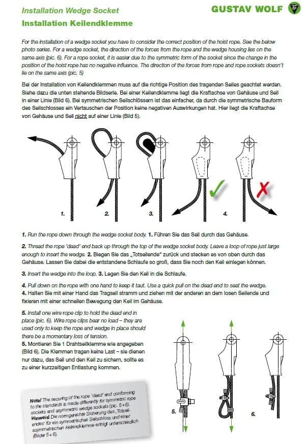 سیم بگسل آسانسور چین گوستاولف فولاد نمره 10 — تصویر ۹