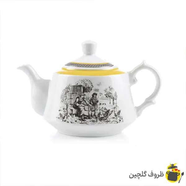 قوری زرین سری لندنی طرح ویلیج