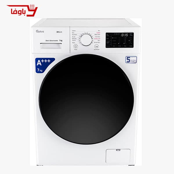 ماشین لباسشویی جی پلاس | 7 کیلویی | مدل M730 | موتور دایرکت درایو اینورتر